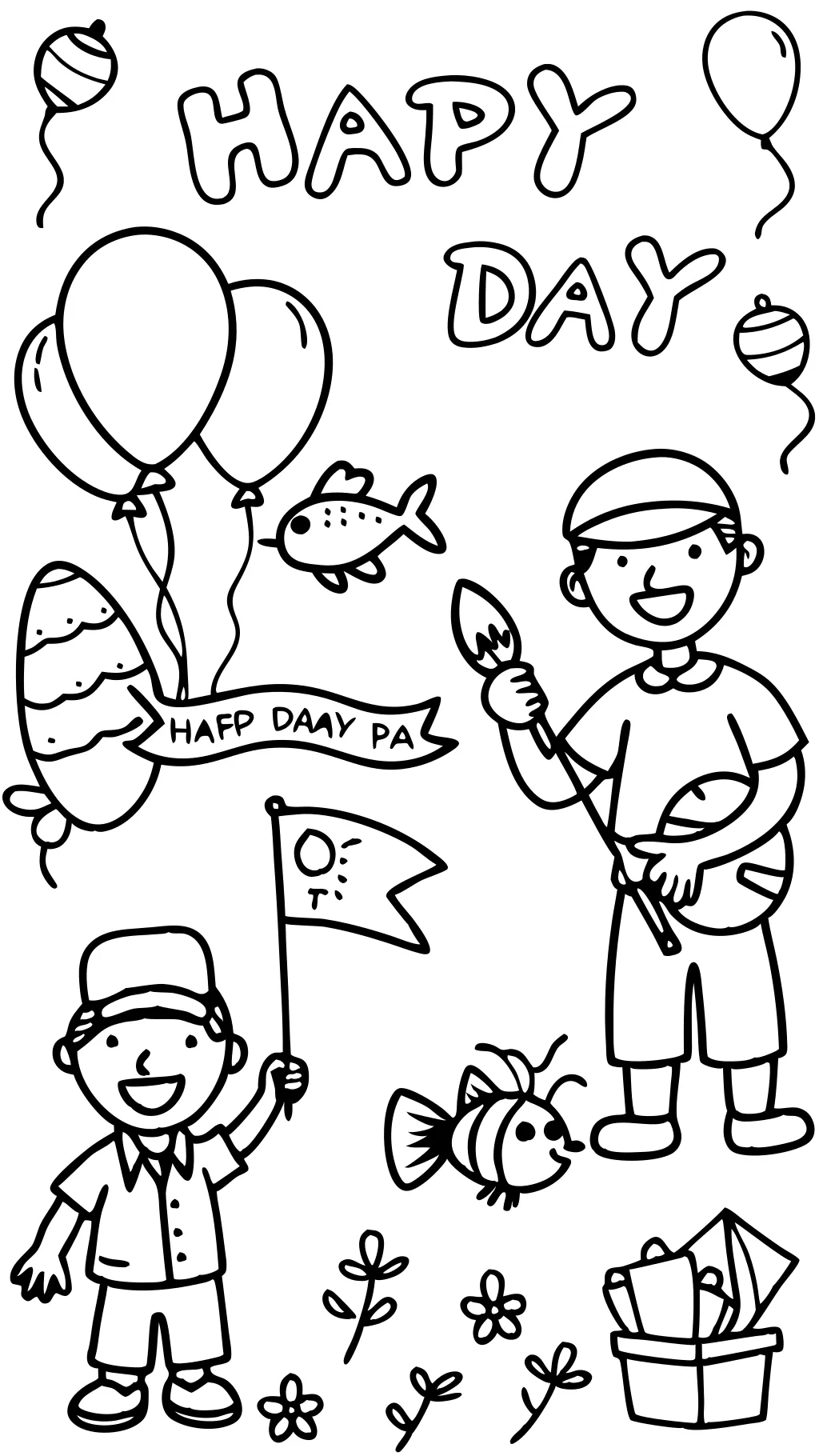 fathers day coloring page